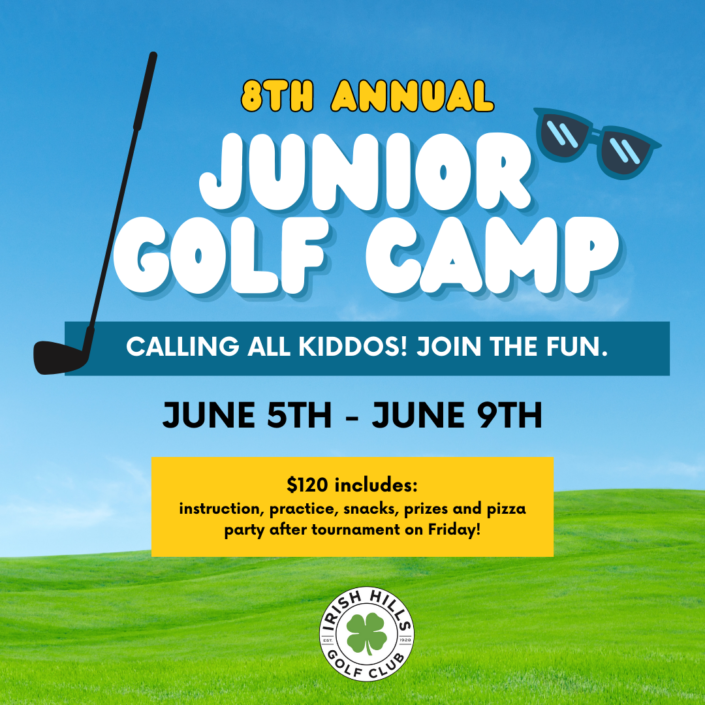8th Annual Junior Golf Camp Irish Hills Golf Club